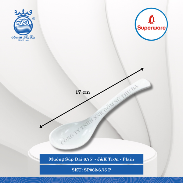 Muỗng Súp J&K Trơn Plain (Nhiều Loại) Superware Nhựa