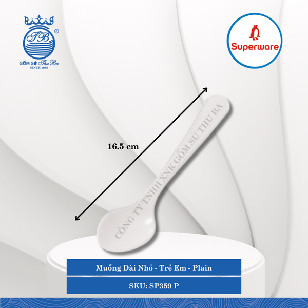 Muỗng Dài Trẻ Em Plain (Nhiều Loại) Superware Nhựa