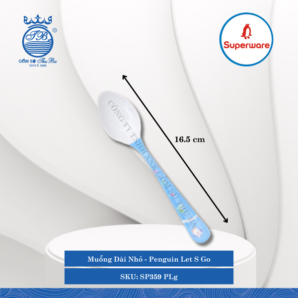 Muỗng Dài Penguin Let S Go (Nhiều Loại) Superware Nhựa