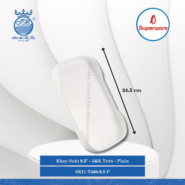Khay Suki J&K Trơn Plain (Nhiều Size) Superware Nhựa