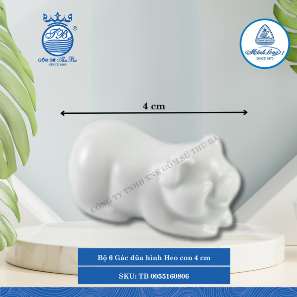 Bộ Gác Đũa 0 Trắng Ø: 4cm ML I Sứ TB 0055160806