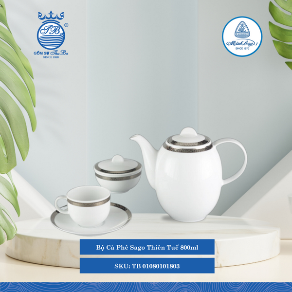 Bộ Trà Cao Sago Thiên Tuế (Nhiều Size) ML I Sứ