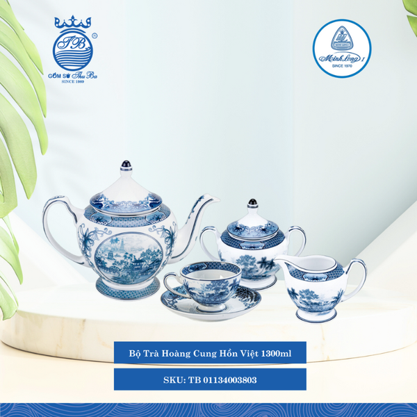 Bộ Trà Hoàng Cung Hồn Việt (Nhiều Size) ML I Sứ