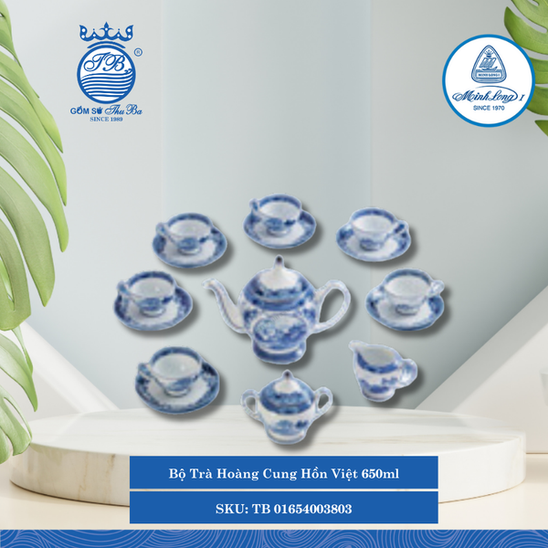 Bộ Trà Hoàng Cung Hồn Việt (Nhiều Size) ML I Sứ