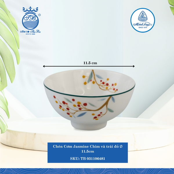Chén Cơm Jasmine Quả Đầu Mùa Ø: 11.5cm ML I Sứ Rice Bowl TB 031106481
