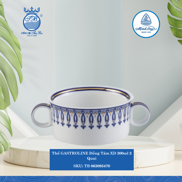 Thố 2 Quai Gastroline Đồng Tâm XD 300ml ML I Sứ TB 063095470