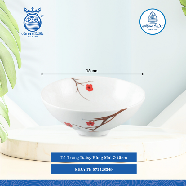 Tô Trung Daisy Hồng Mai (Nhiều Size) ML I Sứ
