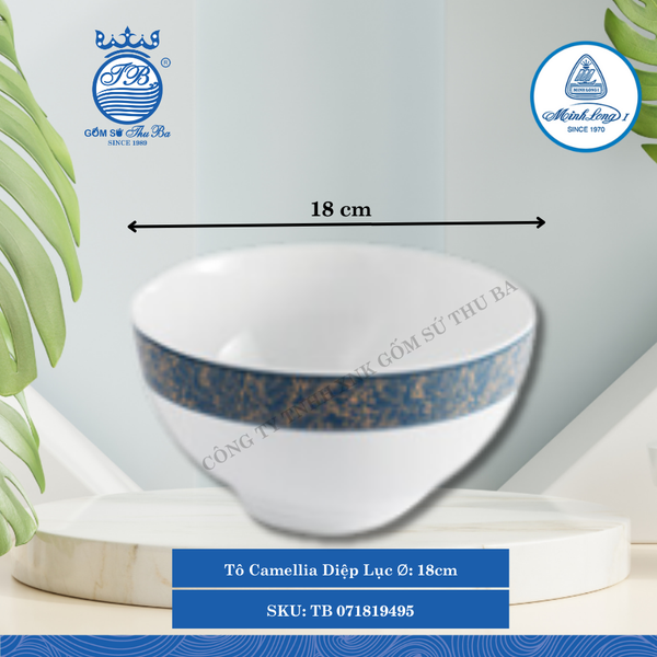 Tô Camelia Diệp Lục (Nhiều Size) ML I Sứ