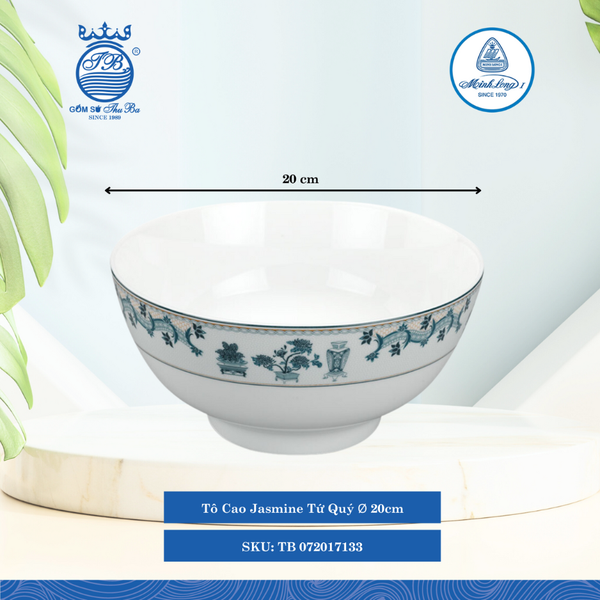 Tô Cao Jasmine Tứ Qúy (Nhiều Size) ML I Sứ