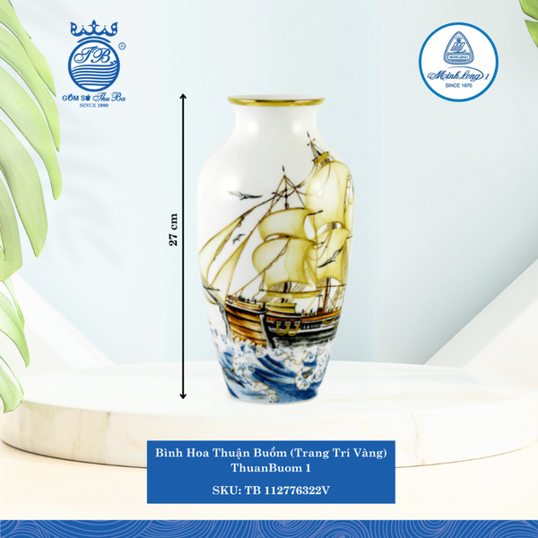 Bình Hoa Thuận Buồm (Nhiều Loại) ML I Sứ