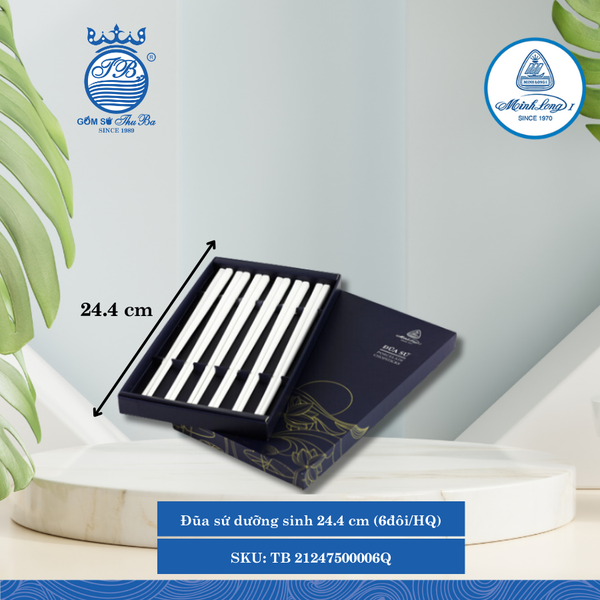 Đũa Dưỡng Sinh Trắng Dài:24.4cm ML I Sứ TB 21247500006Q