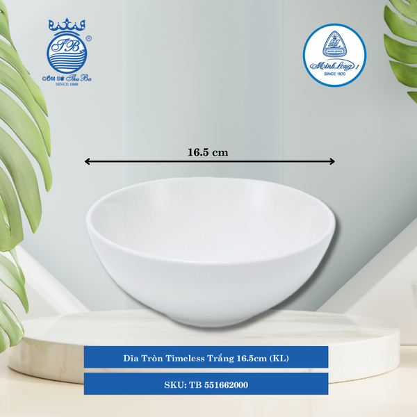 Tô Timeless Trắng (Nhiều Size, Nhiều Loại) ML I Sứ