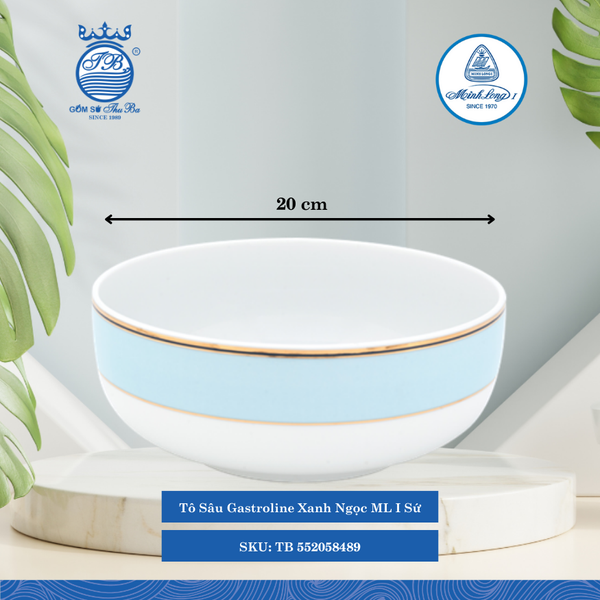 Tô Sâu Gastroline Xanh Ngọc (Nhiều Size) ML I Sứ