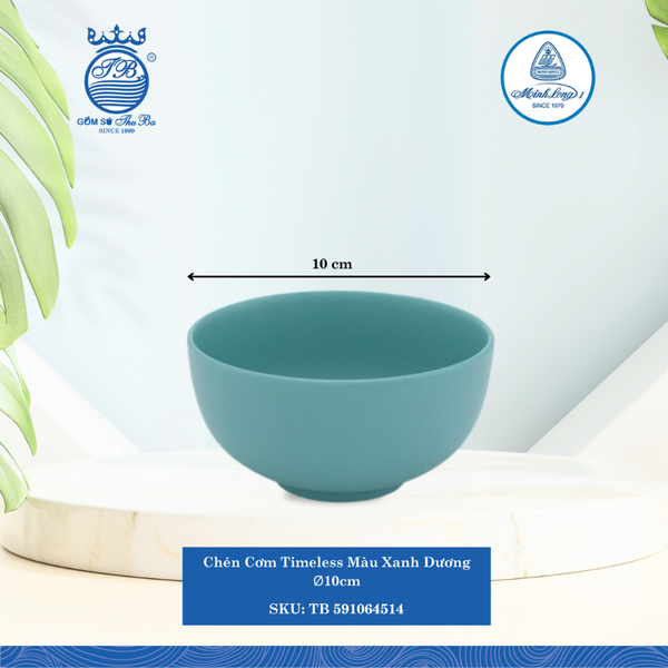 Chén Cơm Timeless Màu Xanh Dương (Nhiều Size) ML I Sứ