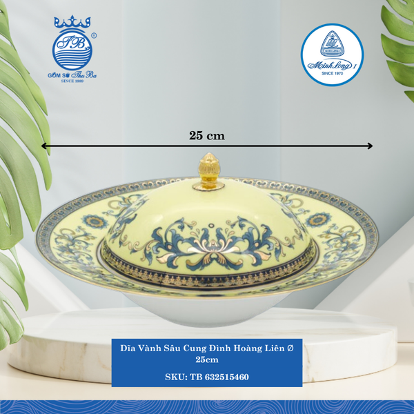 Dĩa Vành Sâu Hoàng Cung Hoàng liên (Nhiều Loại) ML I Sứ