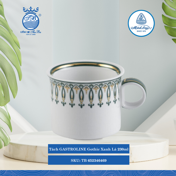 Tách Gastroline Đồng Tâm XL (Nhiều Size) ML I Sứ