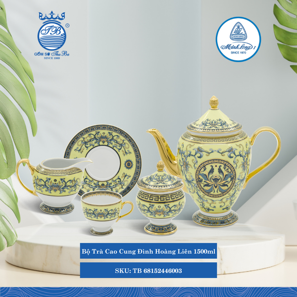 Bộ Trà Cao Hoàng Cung Hoàng Liên 1,500ml ML I Sứ TB 68152446003