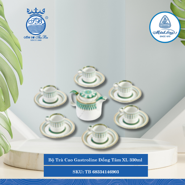 Bộ Trà Cao Gastroline Đồng Tâm XL 330ml ML I Sứ TB 68334146903