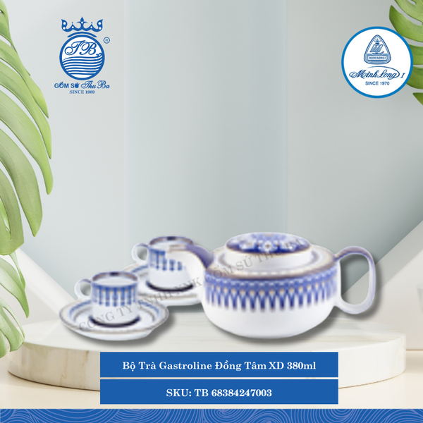 Bộ Trà Gastroline Đồng Tâm XD 380ml ML I Sứ Tea Set TB 68384247003