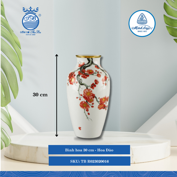 Bình Hoa Vẽ Tay (Nhiều Size, Nhiều Loại) ML I Sứ