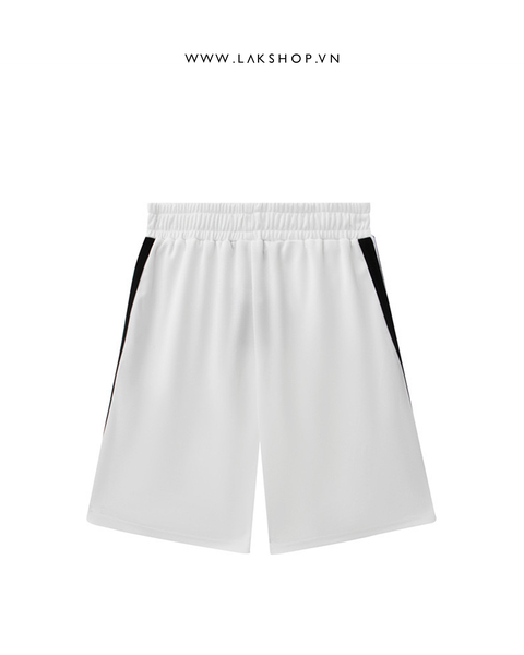 PaIm AngeI Logo Print Track Shorts in White