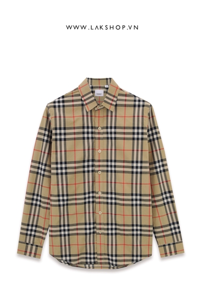 Burb3rry Vintage Check Cotton Poplin Shirt