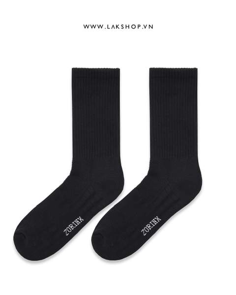 Black 3D Cotton Socks