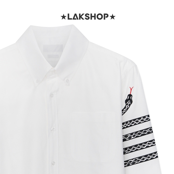 Áo TB Snake 4-Bar White Oxford Shirt