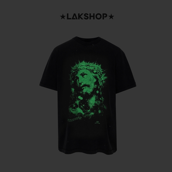 Áo Saint Jesus Luminous Print T-Shirt