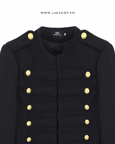 Black Militaty with Gold Button Jacket cs2