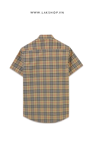 Burb3rry Short-sleeve Vintage Check Shirt