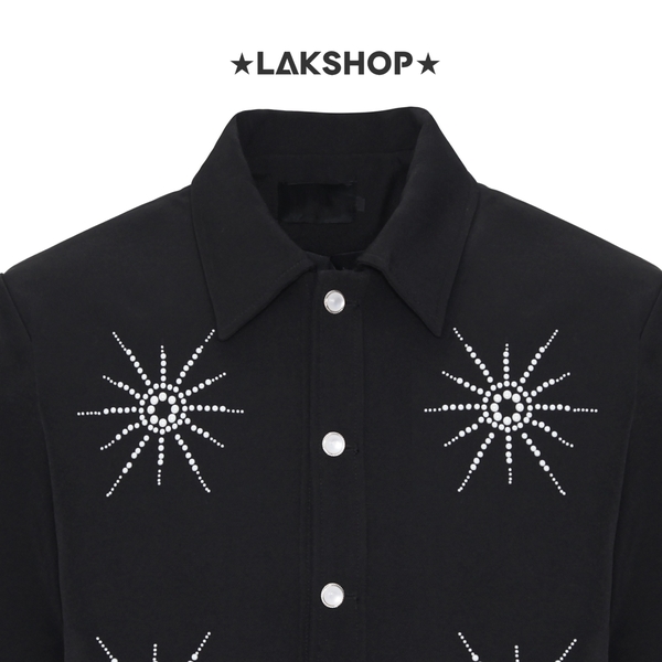 Áo Black Sun Pearl Short Sleeve Jacket