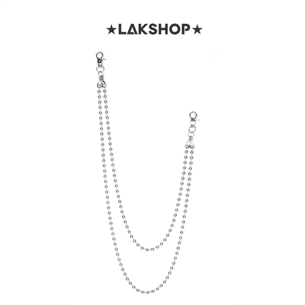 Xích Metal Ball Bead 2 Layer Keychain