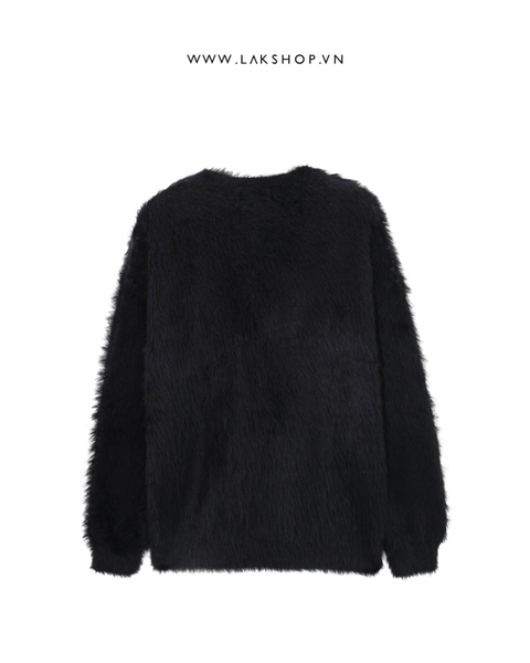 Black Lak Faux Fur Sweater cs2