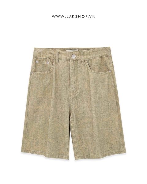 Tan/Begie Jorts Black Denim Short