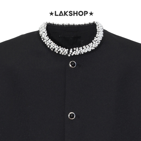 Áo Black Pearl Short Sleeve Shirt Jacket
