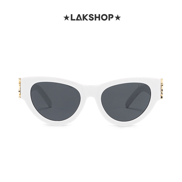 Kính Sajnt Laurent Y.S.L Cat's Eye Sunglasses in White