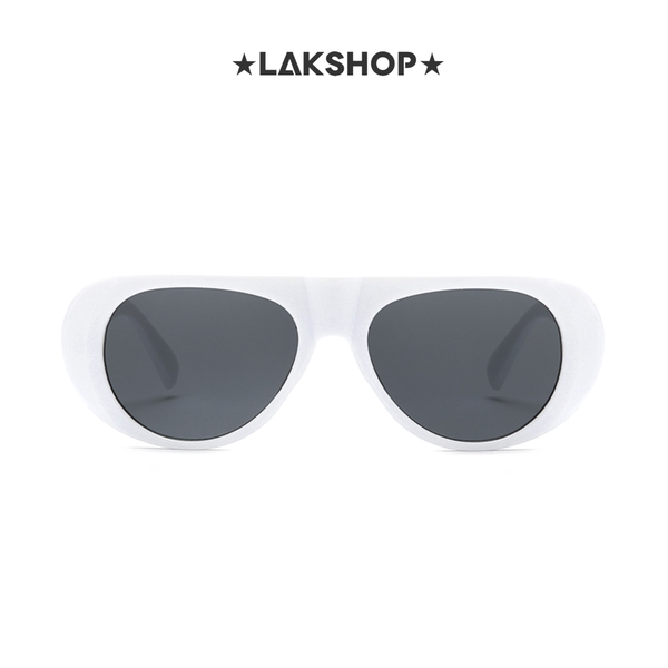 Kính Palm Sierra Round-Frame Sunglasses in White