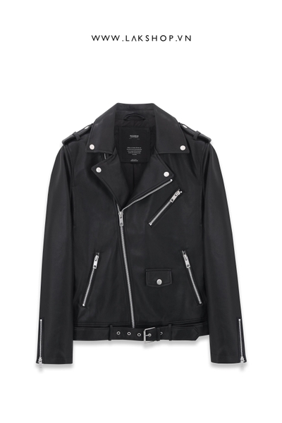 Pull&Bear Faux Leather Biker Jacket (authentic / chính hãng) cs9