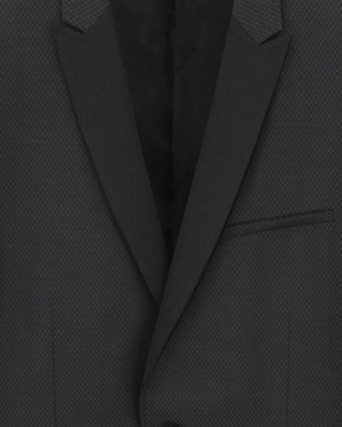 Áo Black Mini Check Two-button Blazer SK65 cs4
