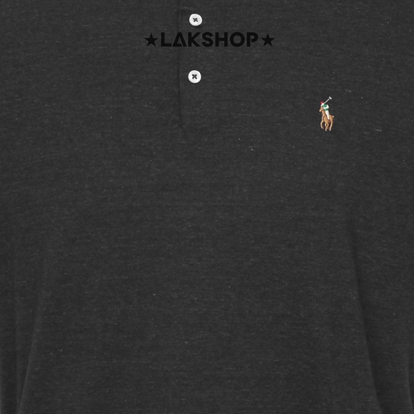 Áo R.L Grey Soft Cotton Polo Shirt