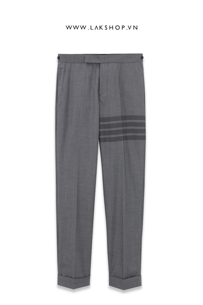 Th0m Br0wne Grey Step Twill School Uniform 4-bar Trouser