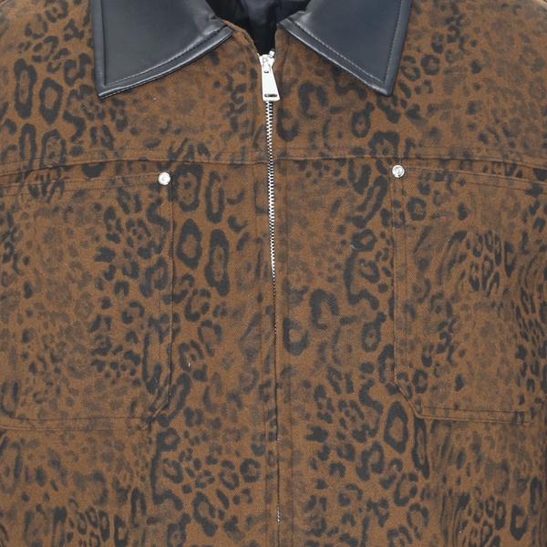 Áo Brown Leopard/ Animal Jacket
