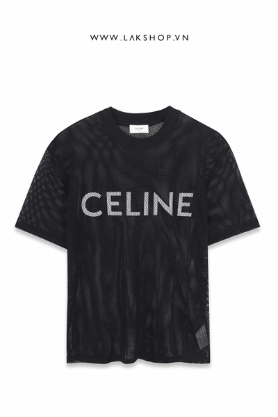 Celjne Loose Cotton Mesh T-shirt