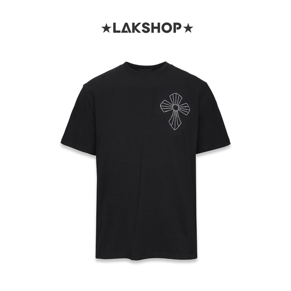 Áo C.H Cross Crystal Wings Black T-shirt