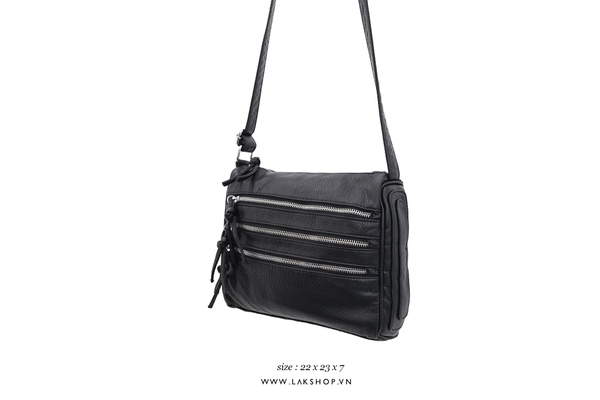 Túi 4-Zipper Crossbody Bag