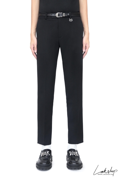 Quần Dj0r x Stussy C.D Logo Black Trousers cx2