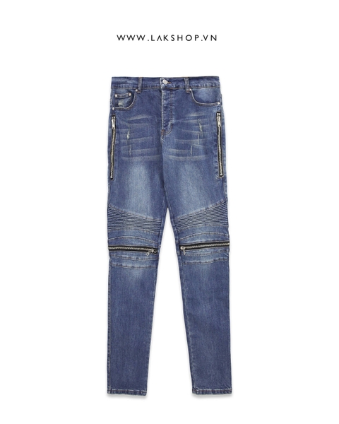 Quần Ami MX2 JEAN Indigo Straight-Fit in Blue  cx3