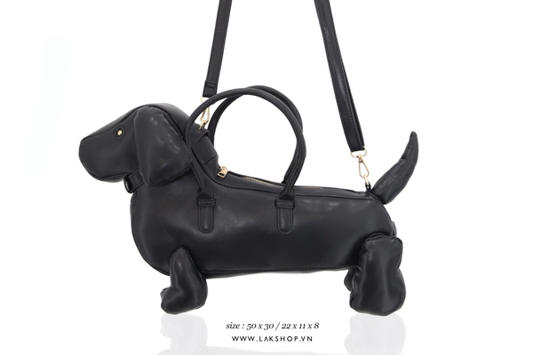 Túi Dog Leather Shoulder Bag