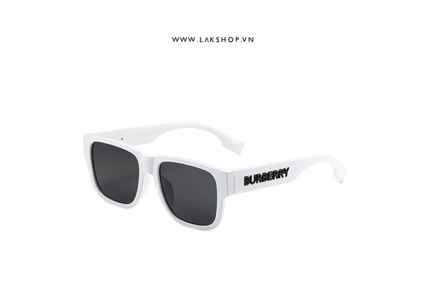 Burb3rry Knight Be 4358 White Sunglasses